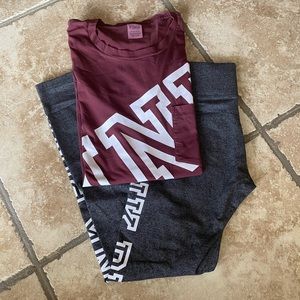 PINK Victoria’s Secret Short Sleeve Outfit Set